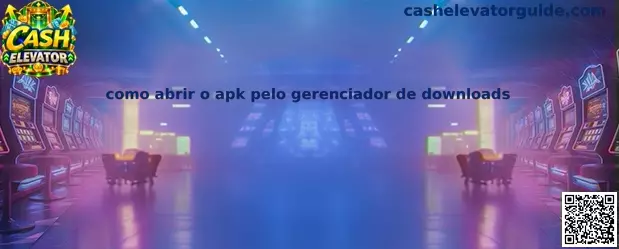 Como abrir o APK pelo gerenciador de downloads