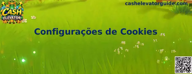 Configurações de Cookies no Cash Elevator