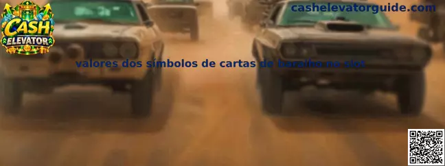 Valores dos símbolos de cartas de baralho no slot
